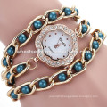 flower shape dial pearl bracelet sexy diy fashion lady watch